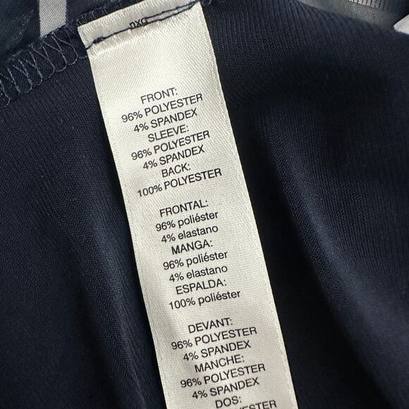 Chicos Womens Sheer Back Topper Jacket XL Minimalist Chic Modern Layering‎ - Picture 5 of 9